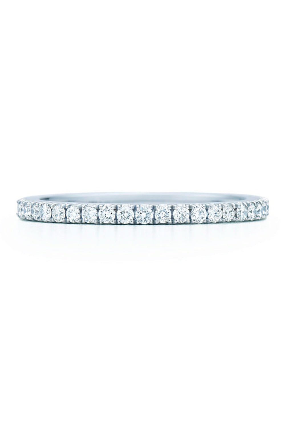 KWIAT-White Diamond Stackable Slim Ring-WHITE GOLD