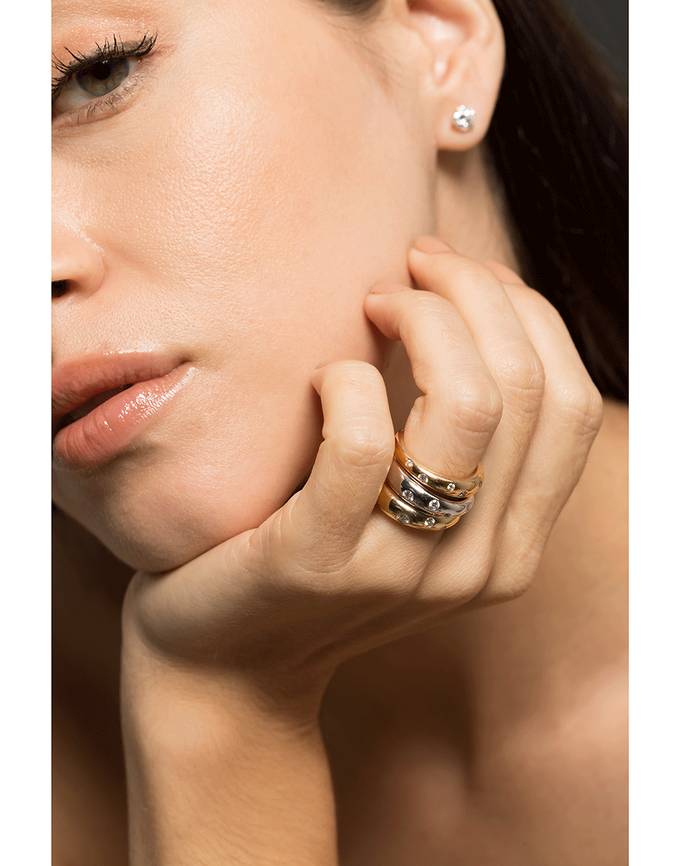 KWIAT-Cobblestone Diamond Ring-YELLOW GOLD