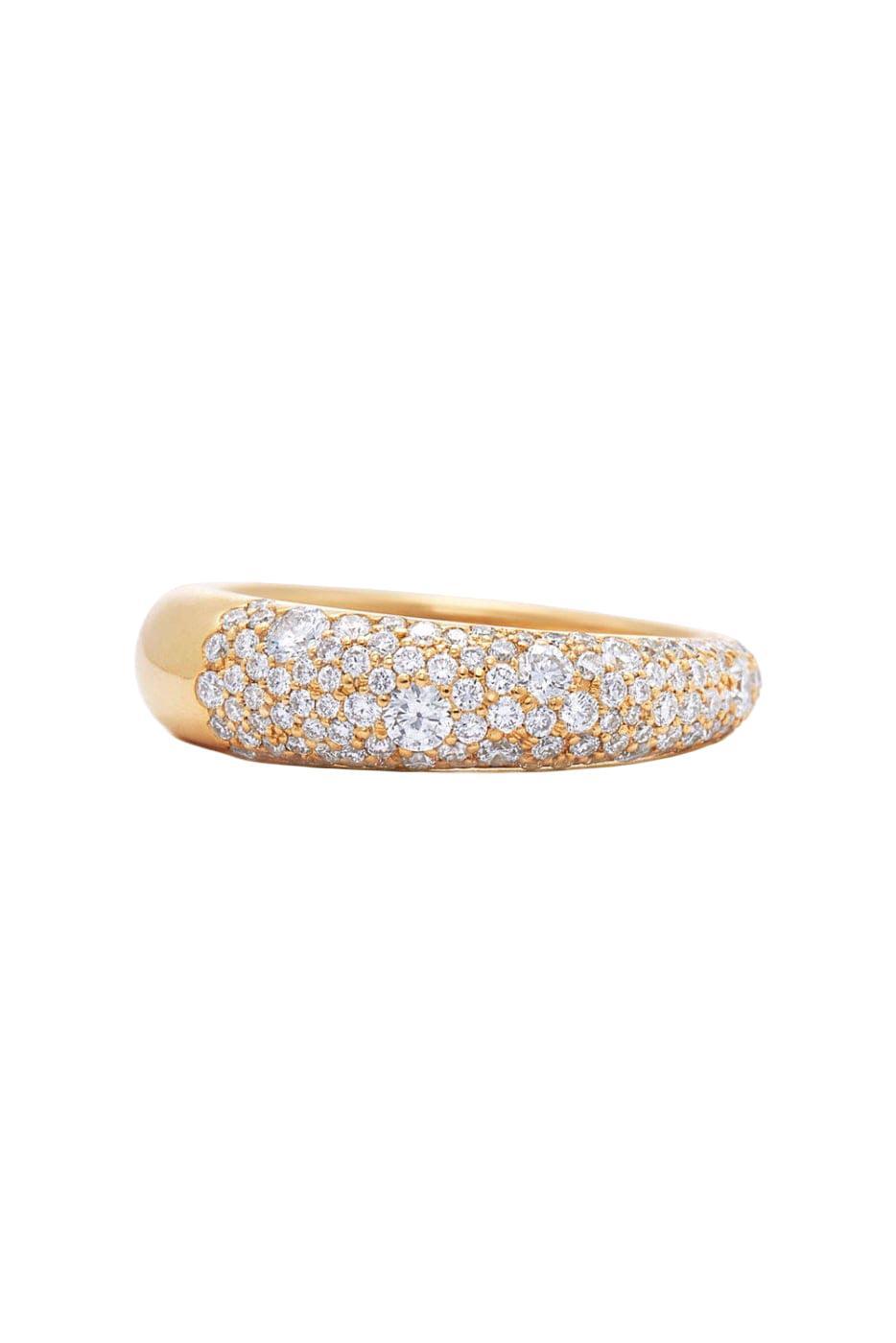 Cobblestone Pave Band Ring-YELLOW GOLD-6-JEWELRYFINE JEWELRING-KWIAT