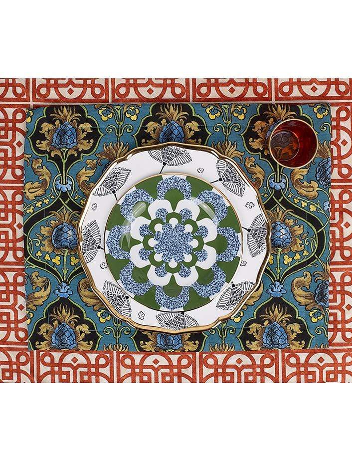 LA DOUBLEJ-Dessert Plate Set of 2-MOSAI BL