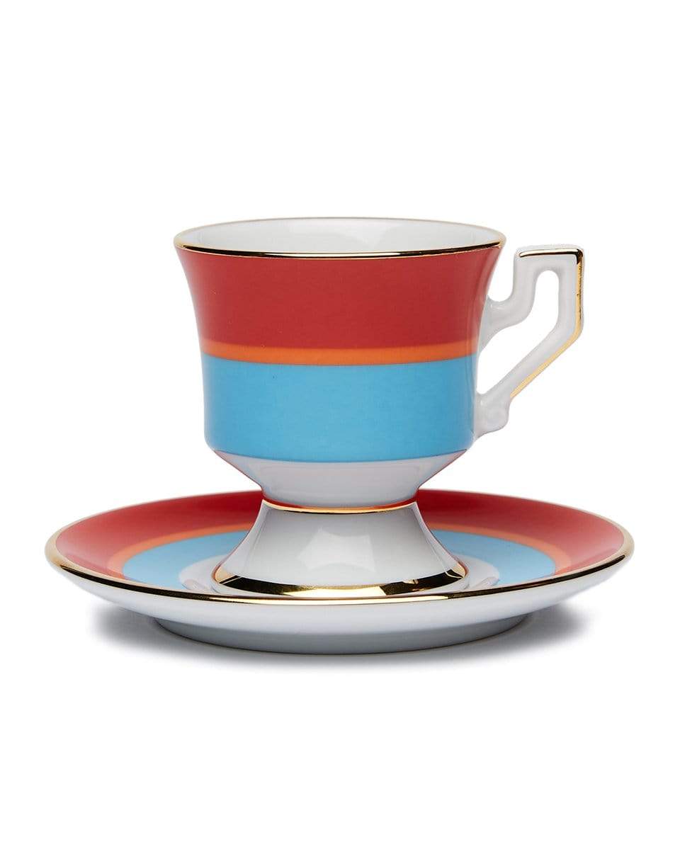 LA DOUBLEJ-Espresso Cup Set Of 2 - Rainbow Azzurro-AZZURRO