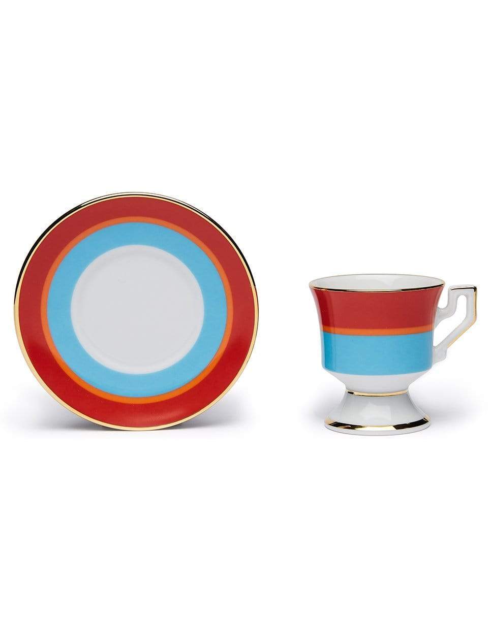 LA DOUBLEJ-Espresso Cup Set Of 2 - Rainbow Azzurro-AZZURRO