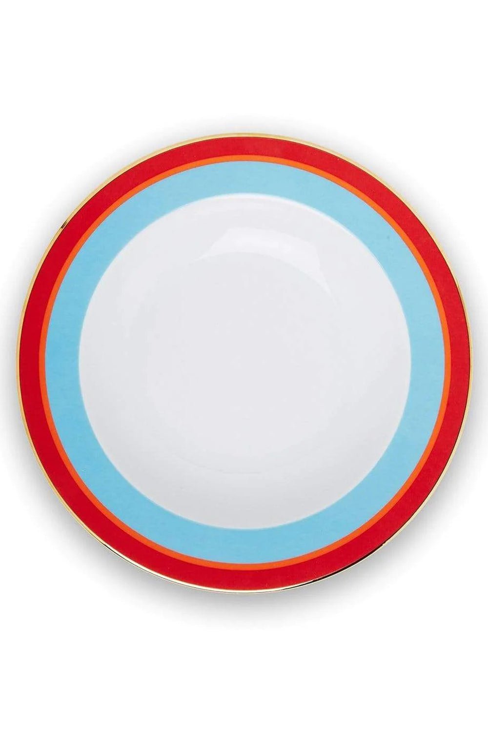 LA DOUBLEJ-Soup and Dinner Plates Set Of 2 - Rainbow Azzurro-AZZURRO