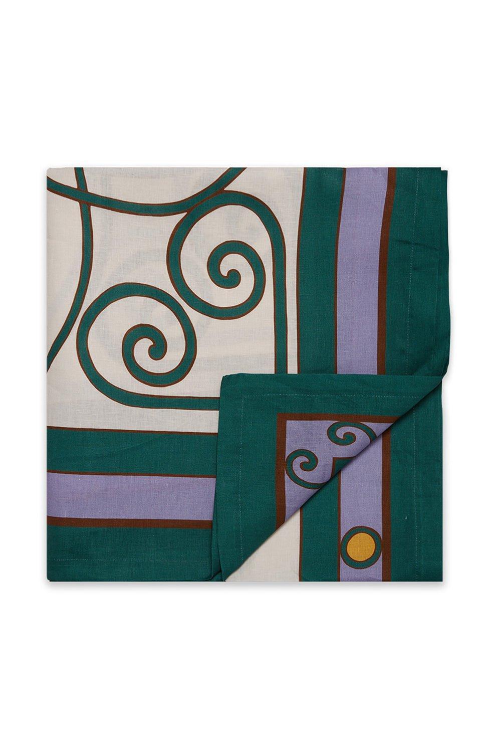 LA DOUBLEJ-Large Tablecloth - Cortile Lilac-CORTLILA
