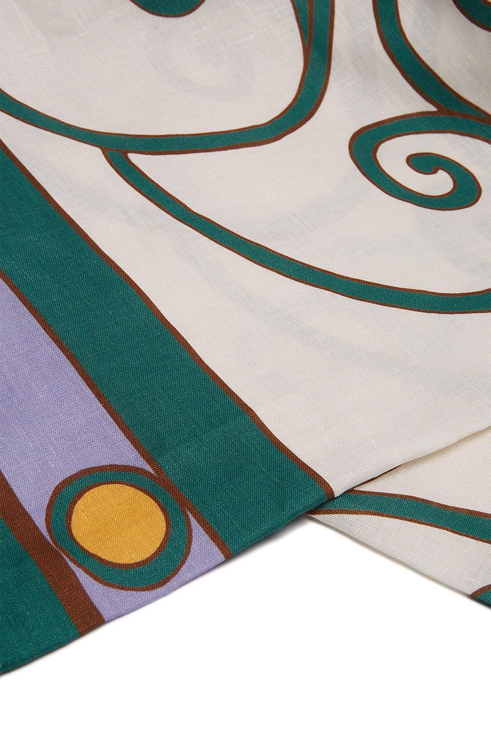 LA DOUBLEJ-Medium Tablecloth - Cortile Lilac-CORTLILA