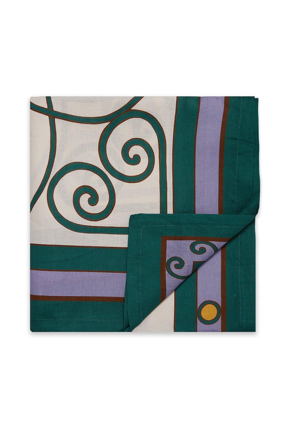 LA DOUBLEJ-Medium Tablecloth - Cortile Lilac-CORTLILA