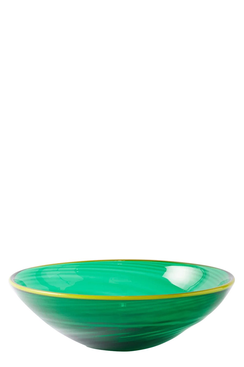LA DOUBLEJ-Murano Glass Bowl - Green-GREEN