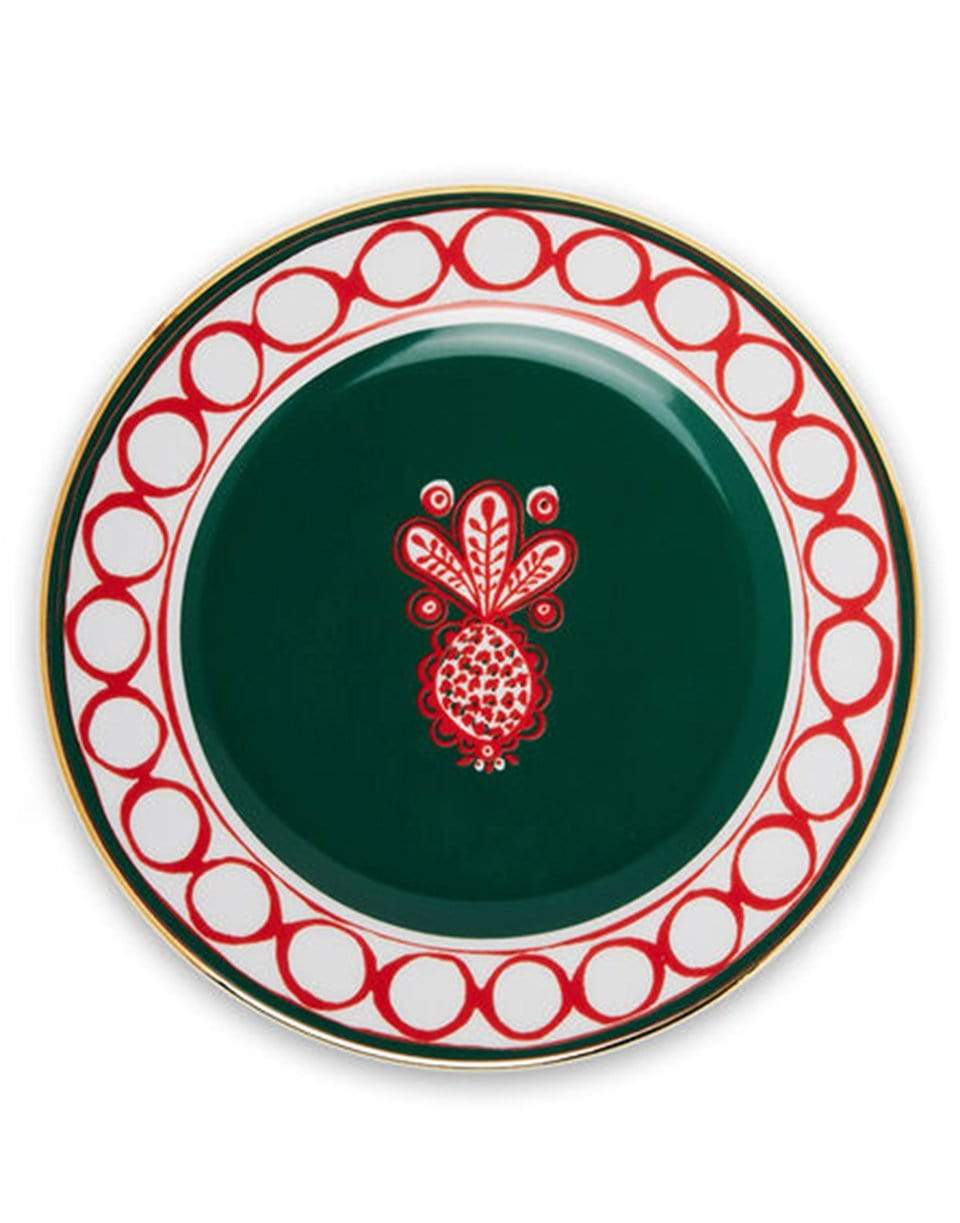 LA DOUBLEJ-Dessert Plates Set Of 6 - Pineapple Mix-MULTI