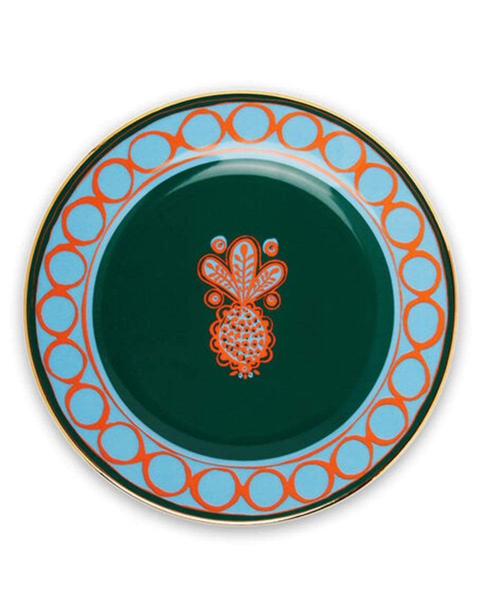 LA DOUBLEJ-Dessert Plates Set Of 6 - Pineapple Mix-MULTI