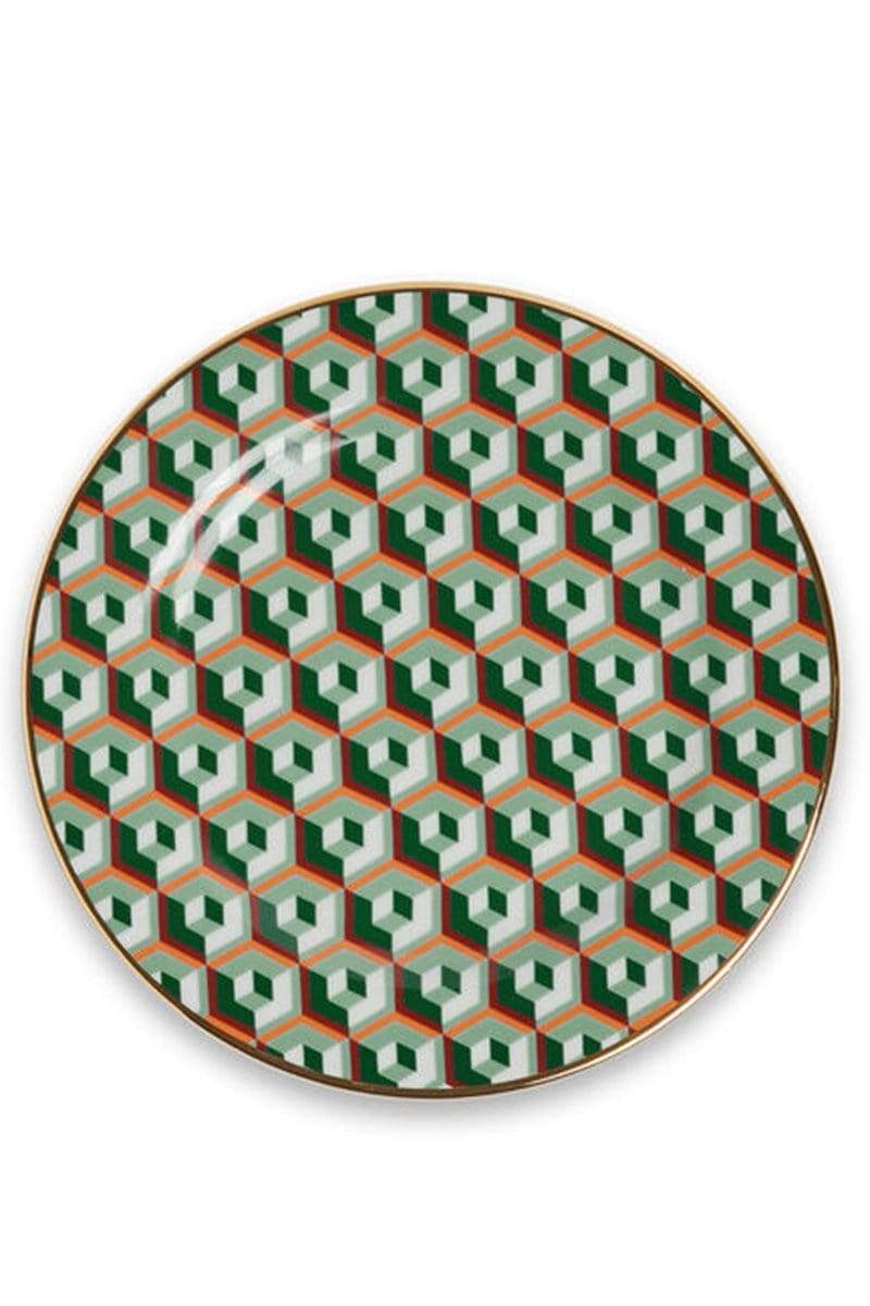 LA DOUBLEJ-Dessert Plates Set Of 6 - Slinky-MULTI