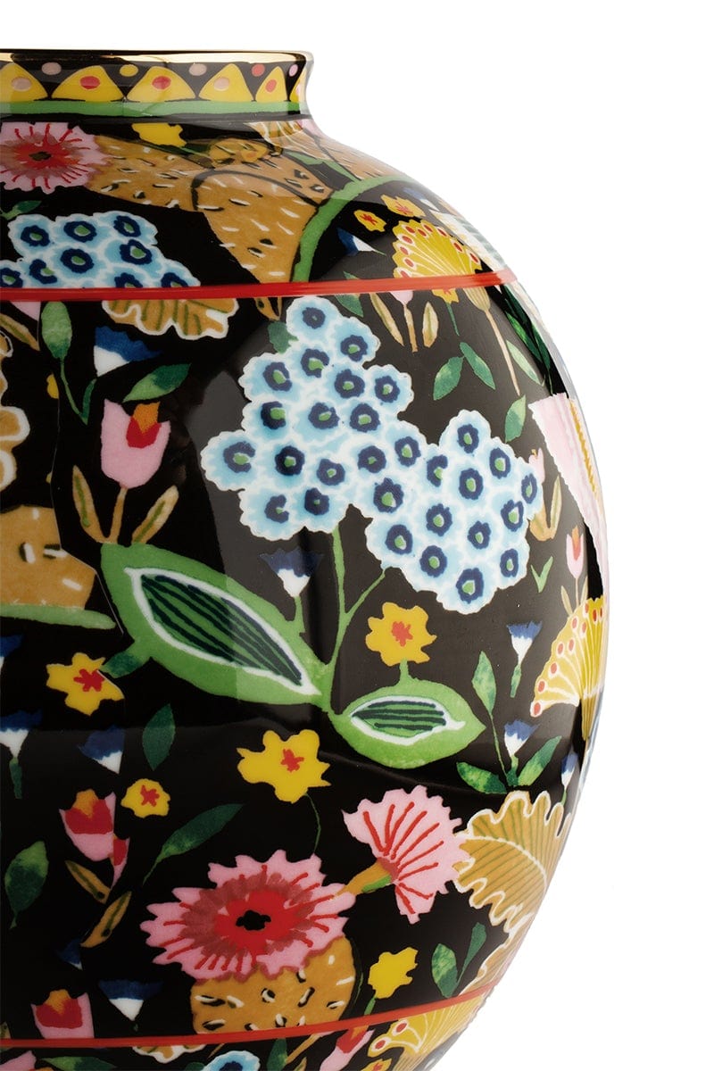 LA DOUBLEJ-Big Bubble Vase - Nero-NERO