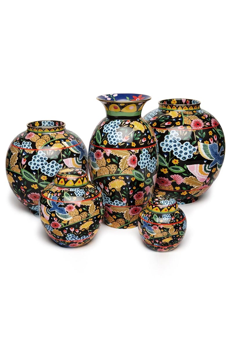 LA DOUBLEJ-Big Bubble Vase - Nero-NERO