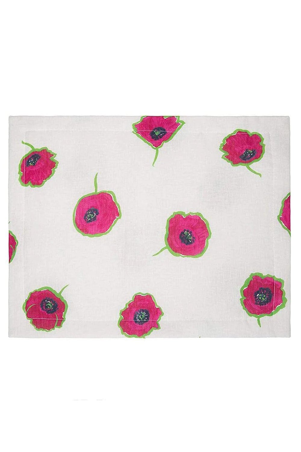 LA DOUBLEJ-Tablemat Set Of 2 - Papaveri-PAPAVERI