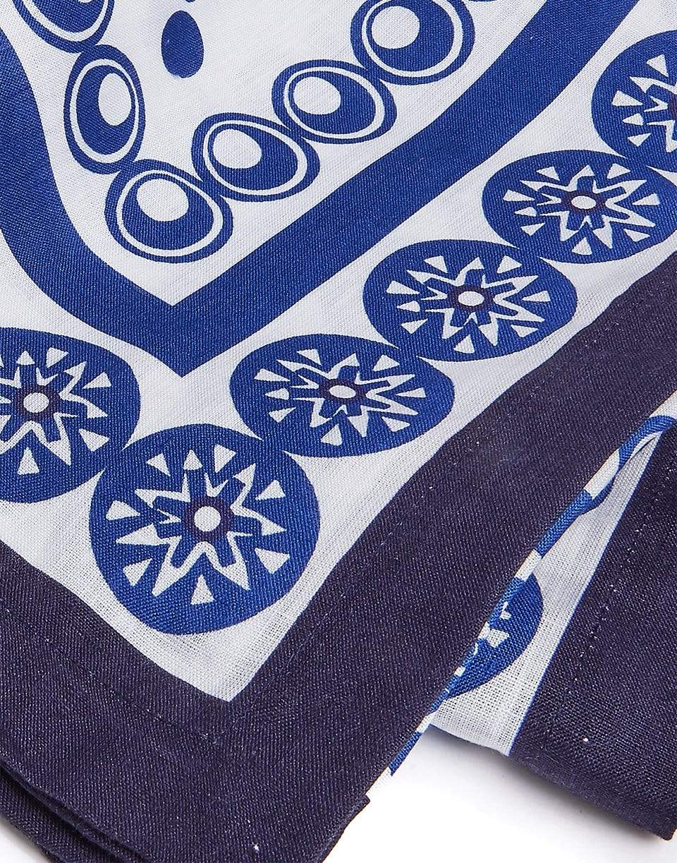 LA DOUBLEJ-Large Tablecloth - Big Pineapple Blu-PINEBLU