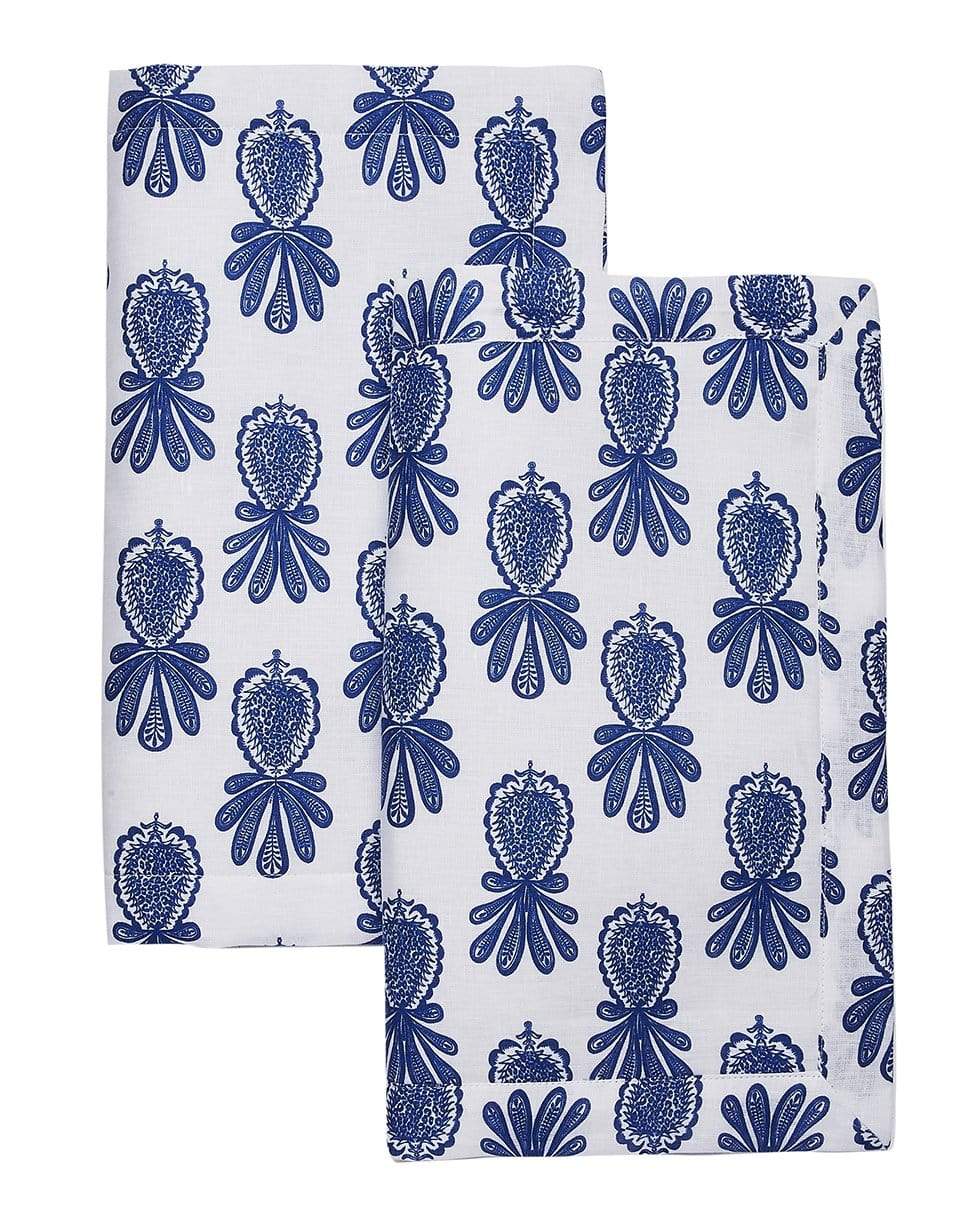 LA DOUBLEJ-Tablemat Set Of 2 - Pineapple Blu-PINEBLU