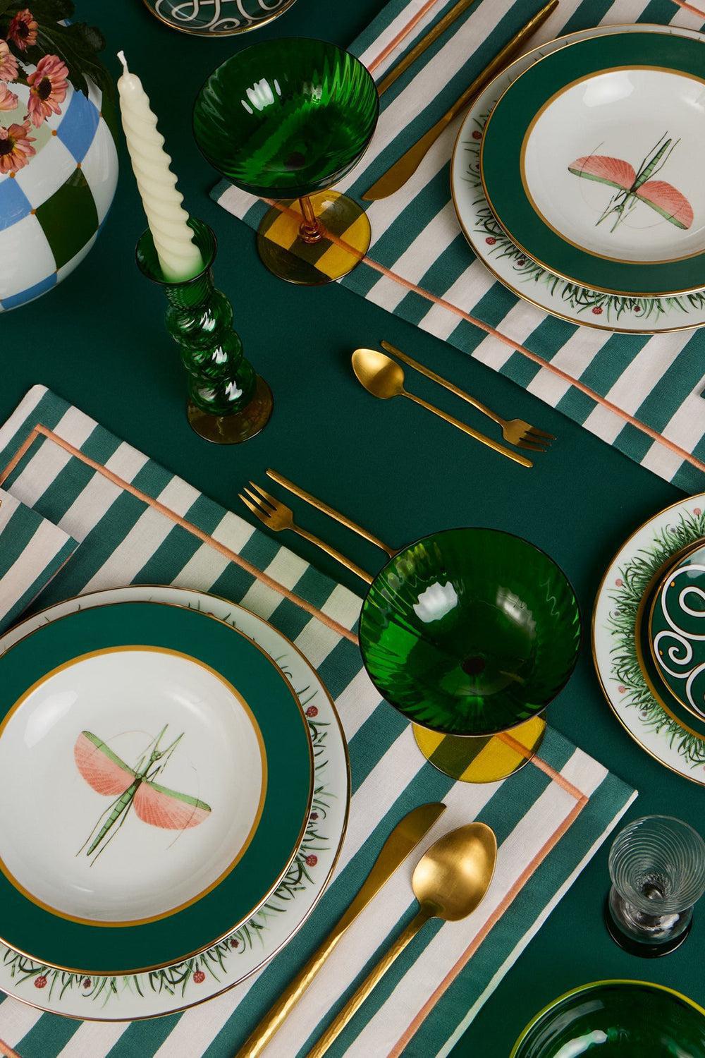 LA DOUBLEJ-Large Napkins Set Of 2 - Riviera Verde-RIVIVERD