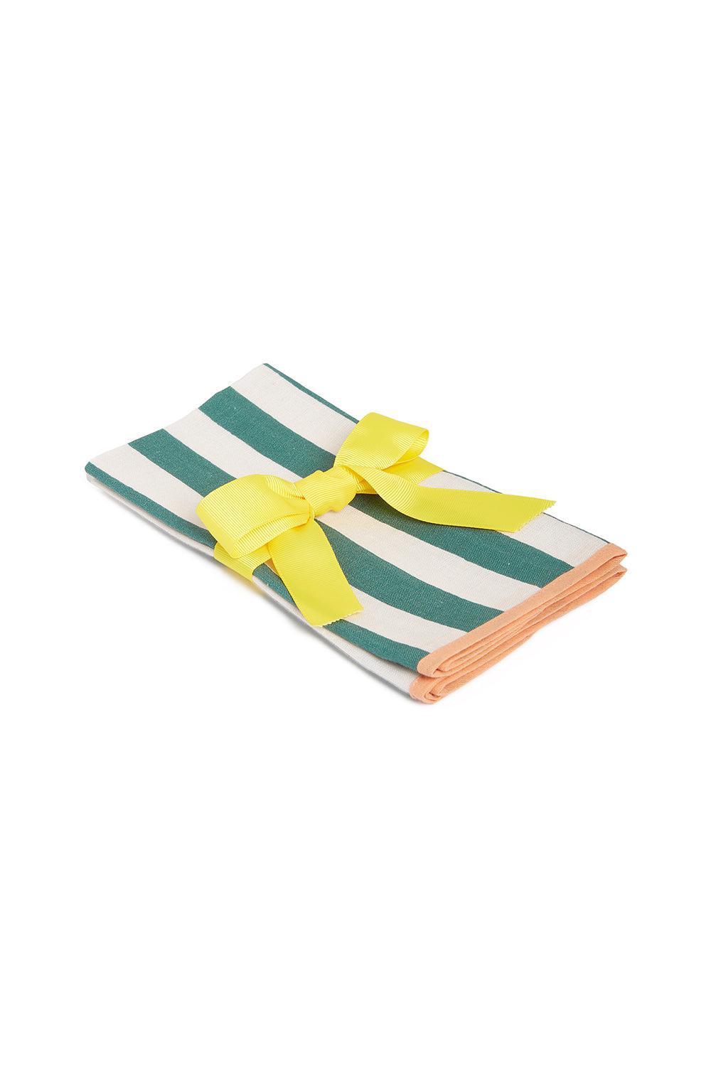 LA DOUBLEJ-Large Napkins Set Of 2 - Riviera Verde-RIVIVERD