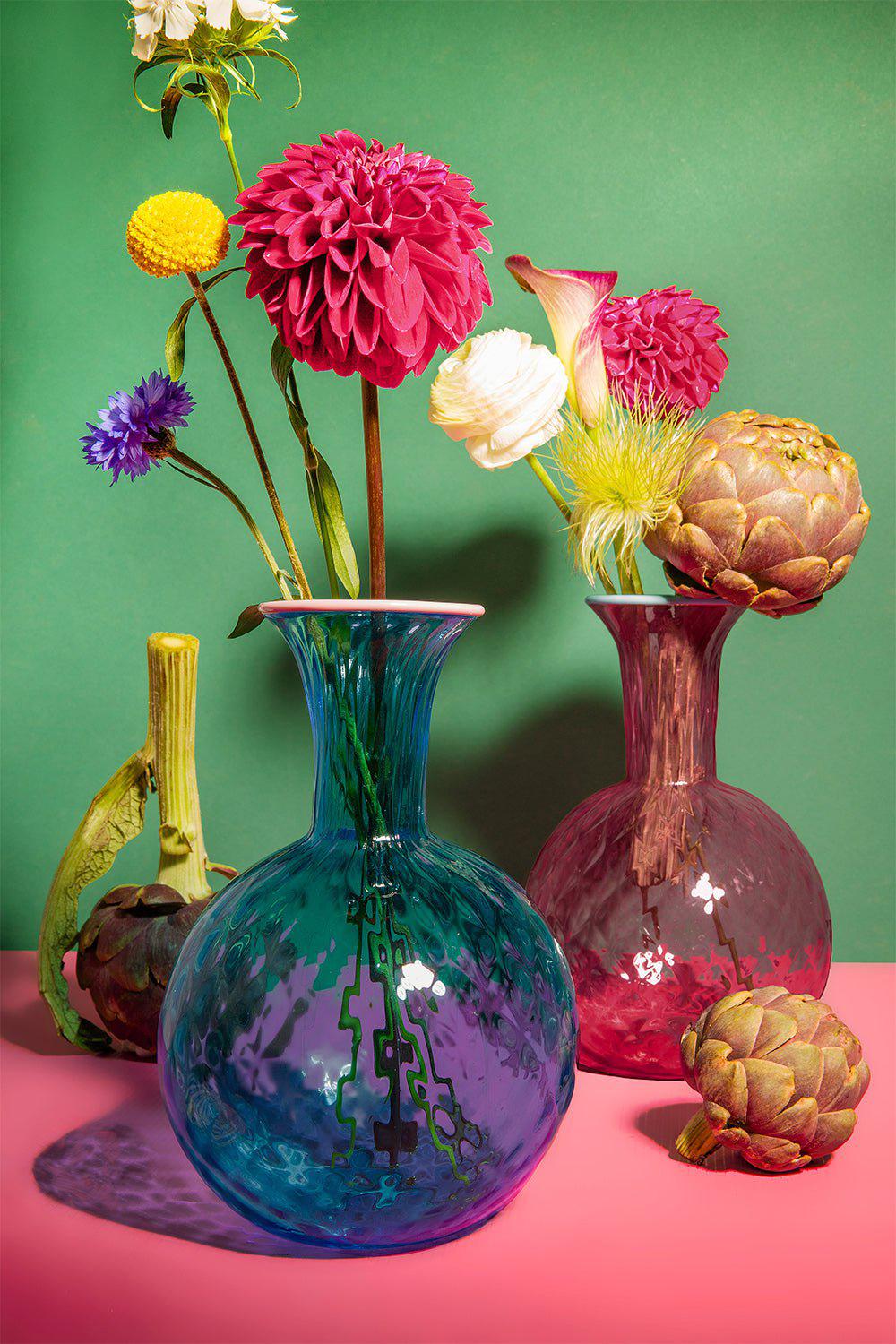 LA DOUBLEJ-Murano Glass Carafe -Violet-VIOLET