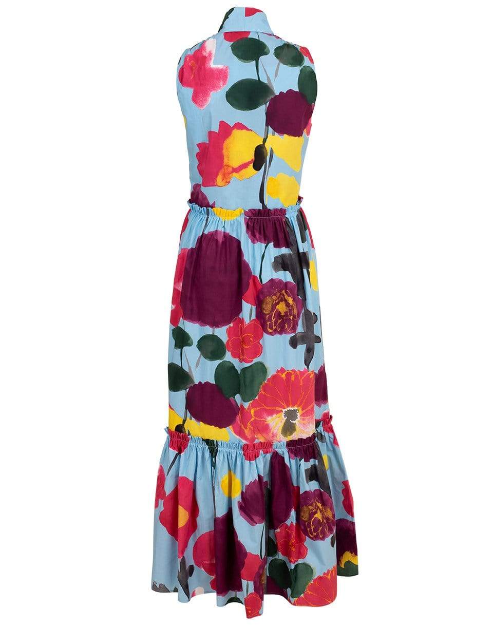 LA DOUBLEJ-Sleeveless Lou Lou Print Dress-