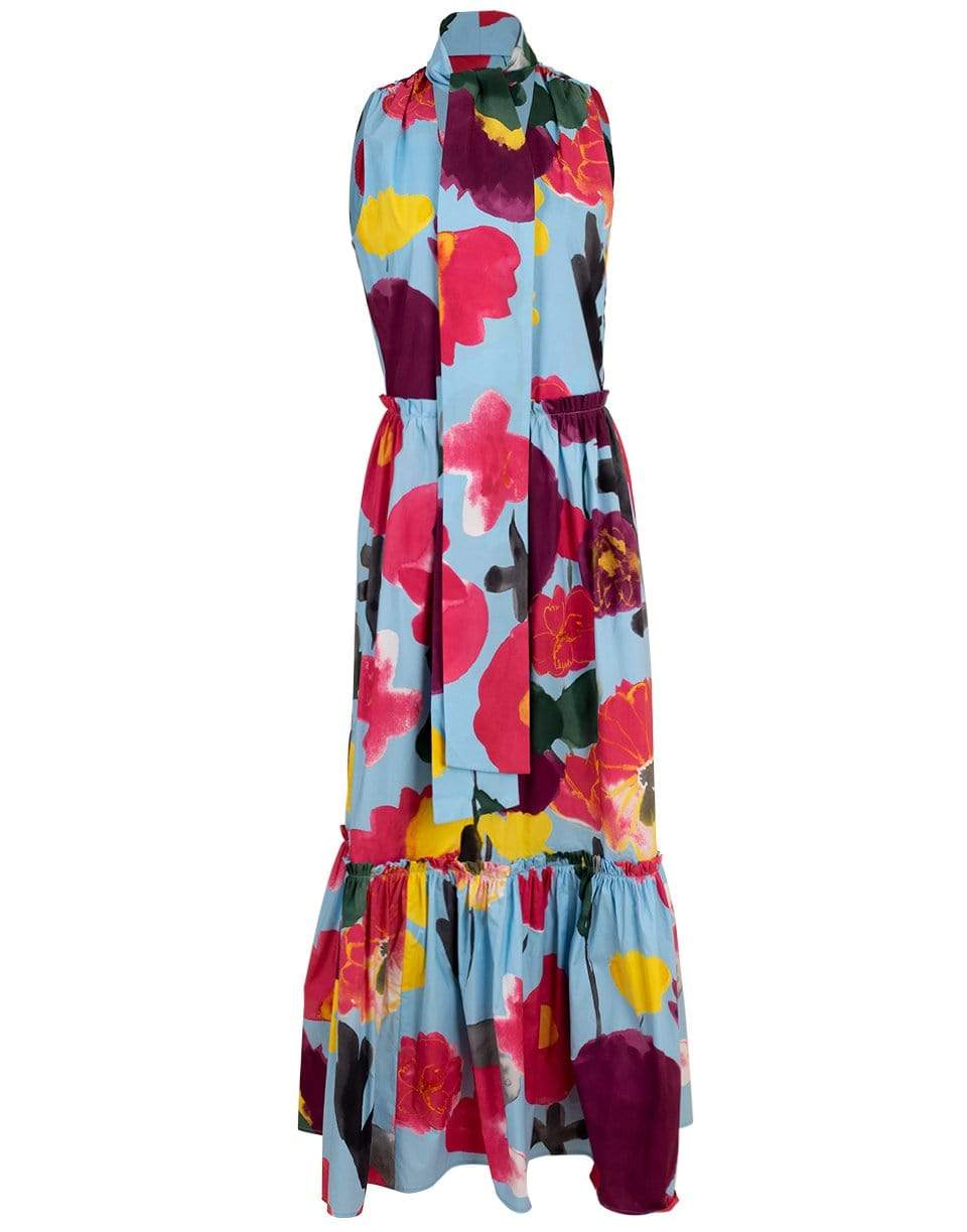 LA DOUBLEJ-Sleeveless Lou Lou Print Dress-