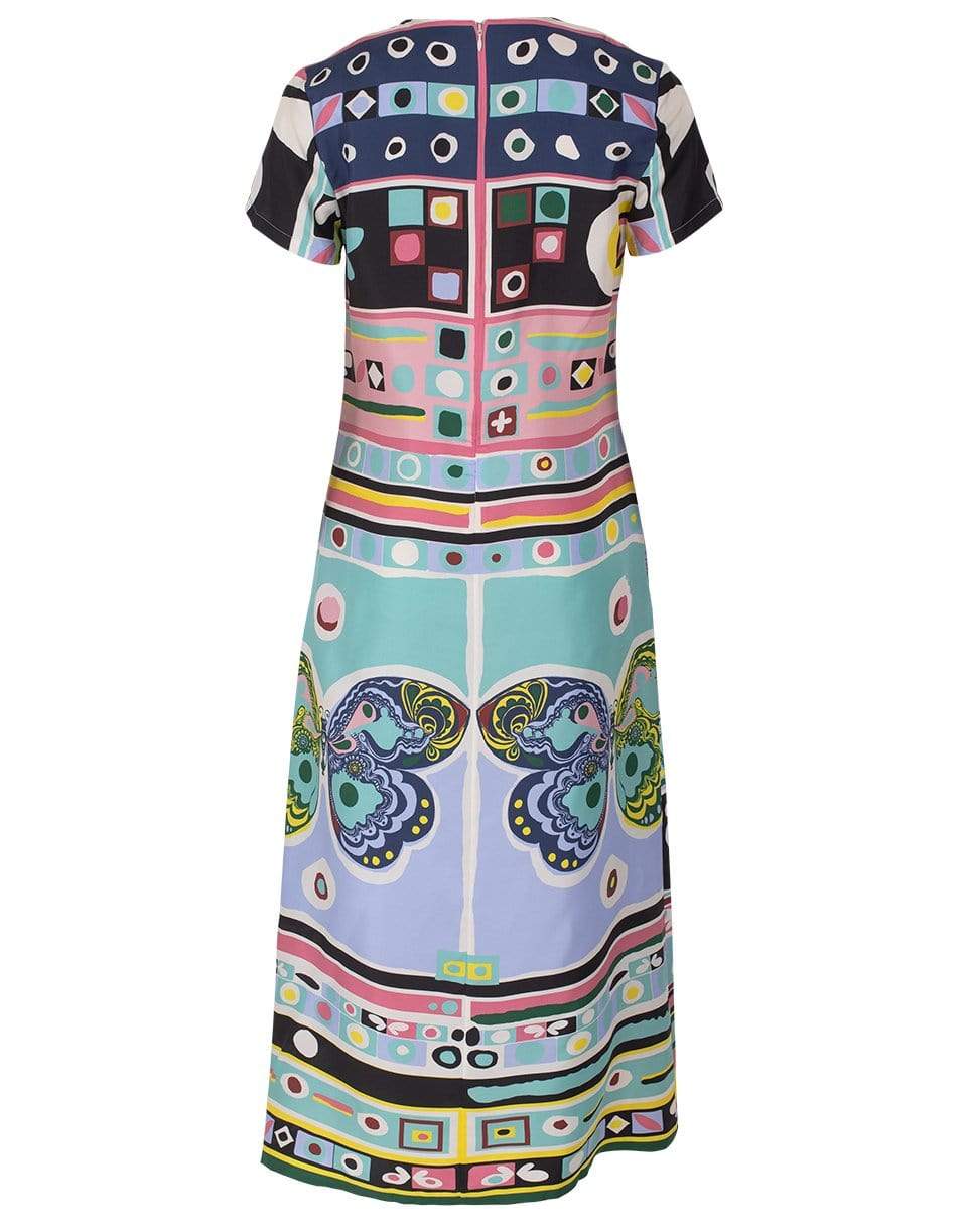 LA DOUBLEJ-Butterfly Print Swing Dress-