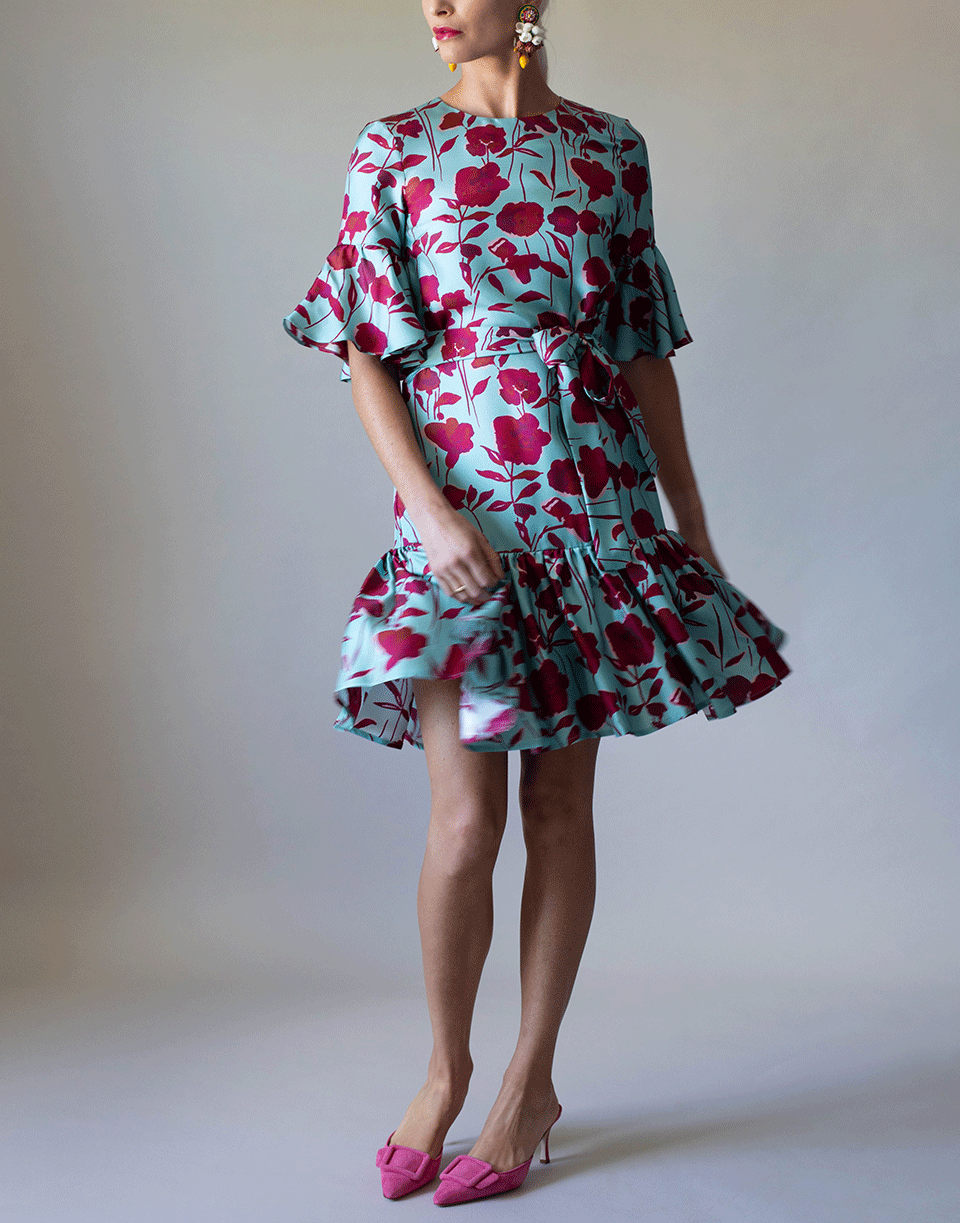 LA DOUBLEJ-Devon Short Curly Swing Dress-