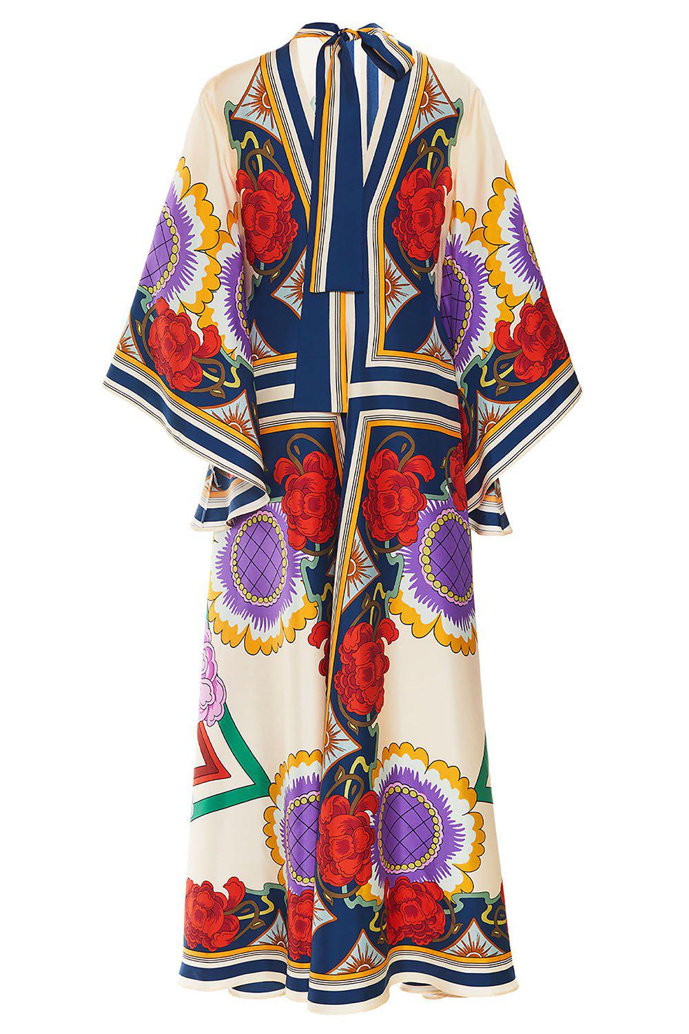 LA DOUBLEJ-Magnifico Dress - Foulard Liberty-
