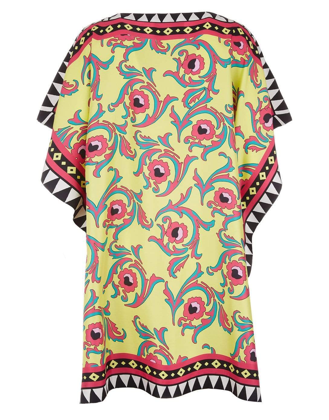 LA DOUBLEJ-Cartwheel Fuxia Silk Twill Scarf Dress-