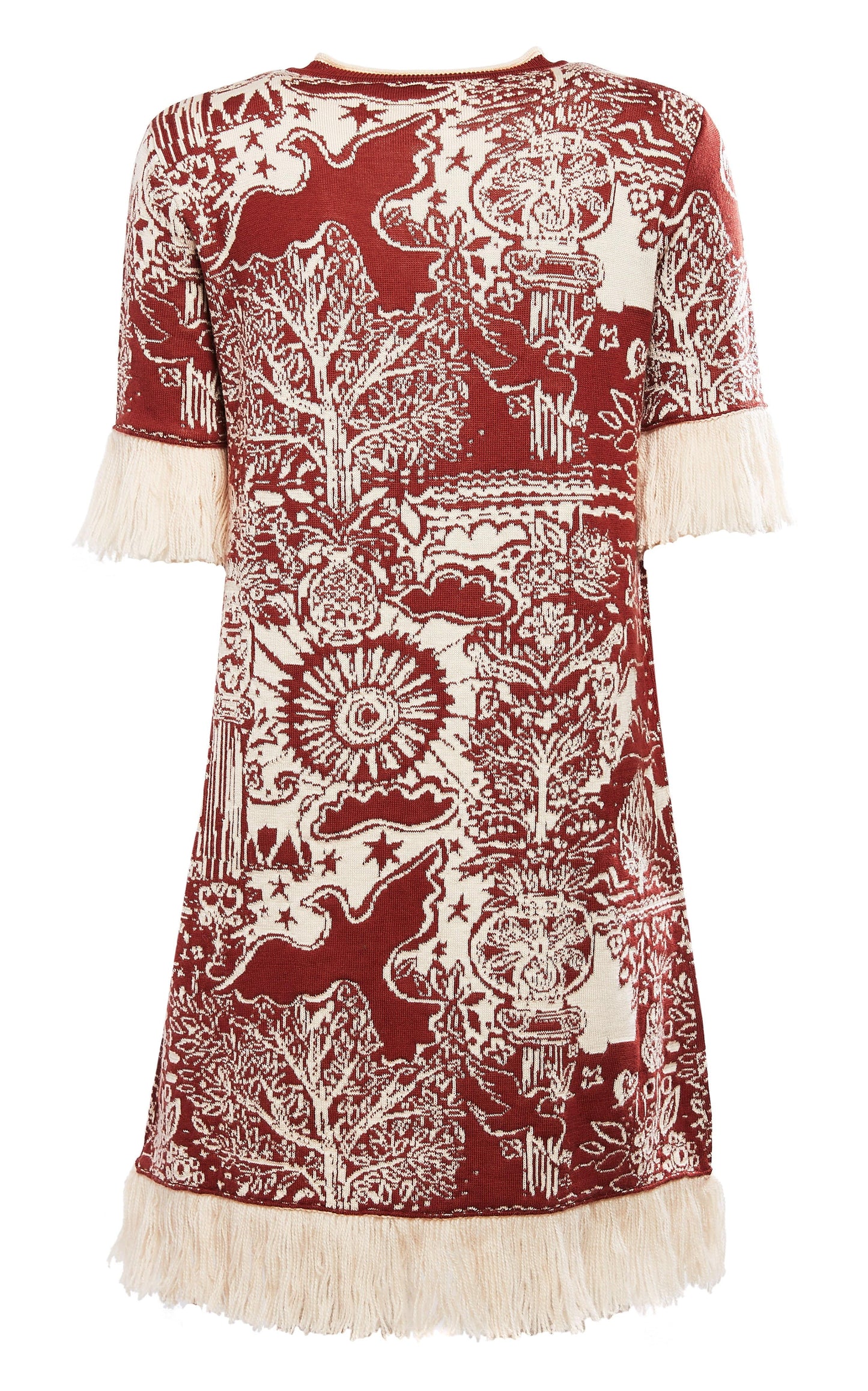 LA DOUBLEJ-Jacquard Mini Dress-