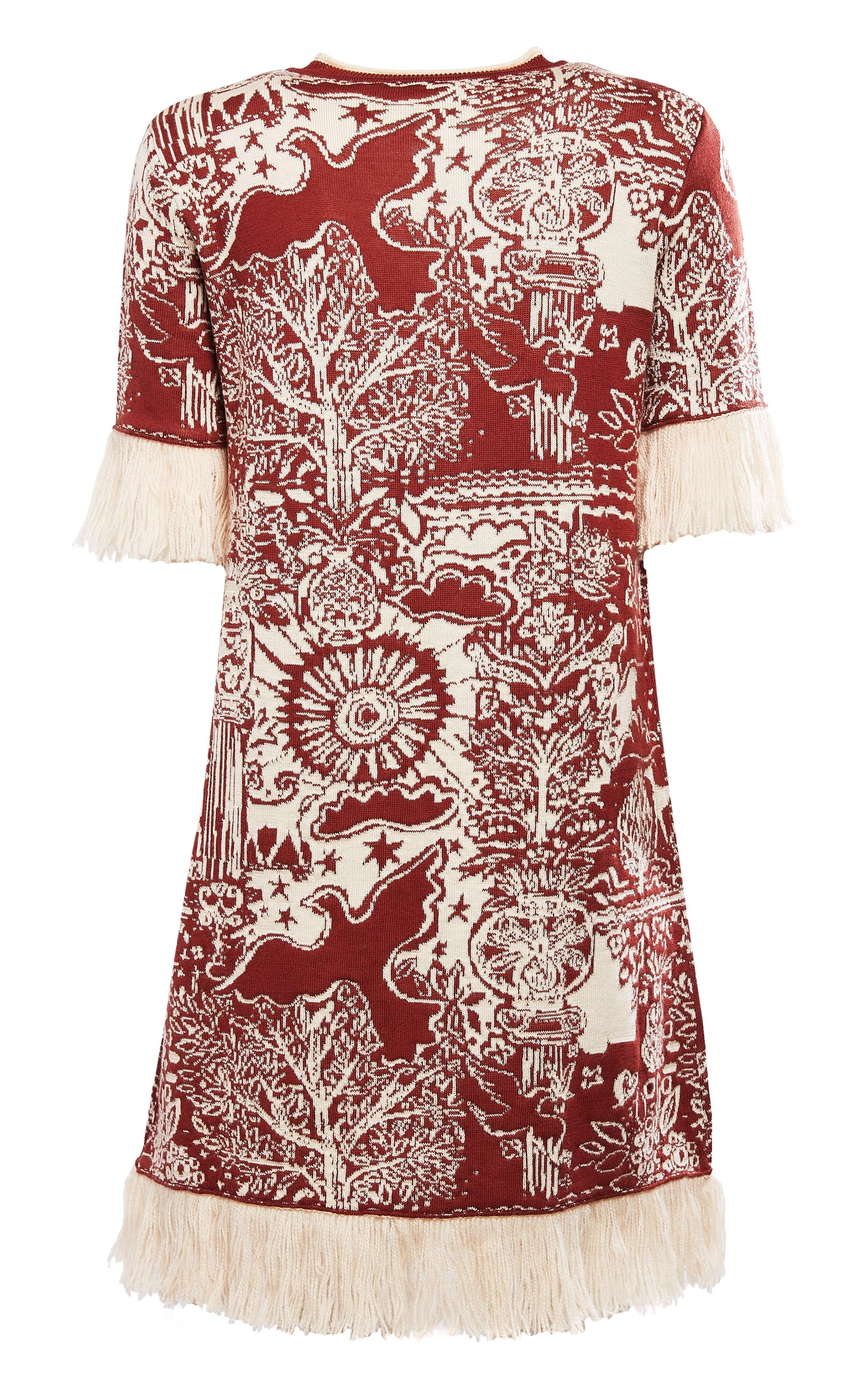 LA DOUBLEJ-Jacquard Mini Dress-