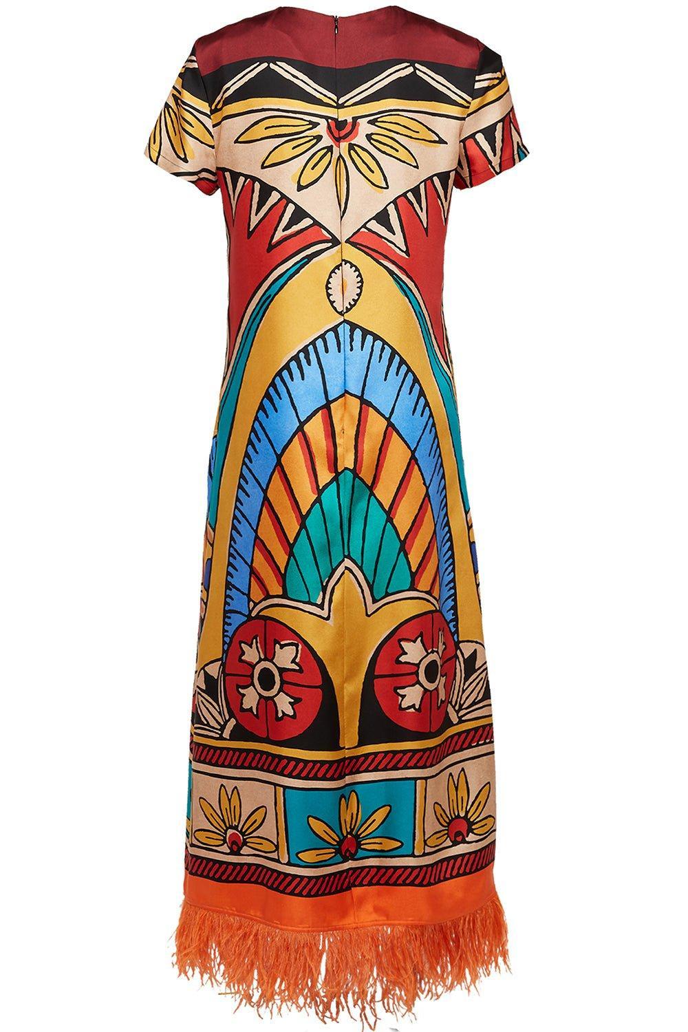 LA DOUBLEJ-Feather Swing Dress - Philae-