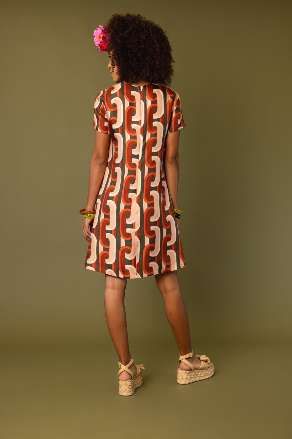 LA DOUBLEJ-MINI SWING DRESS - PROMETHEUS-