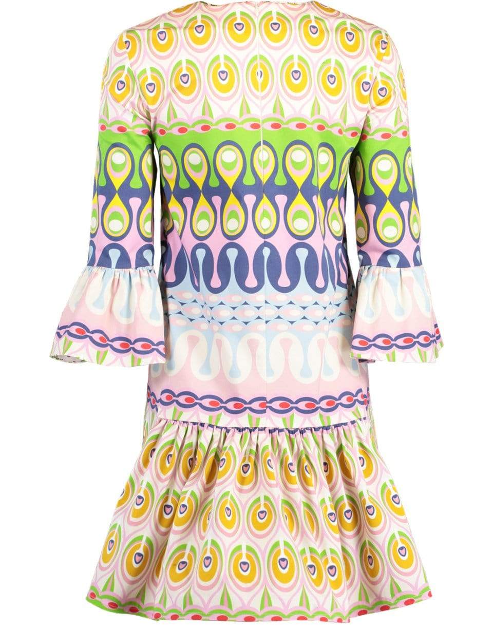 LA DOUBLEJ-Bell Sleeve Shift Dress-