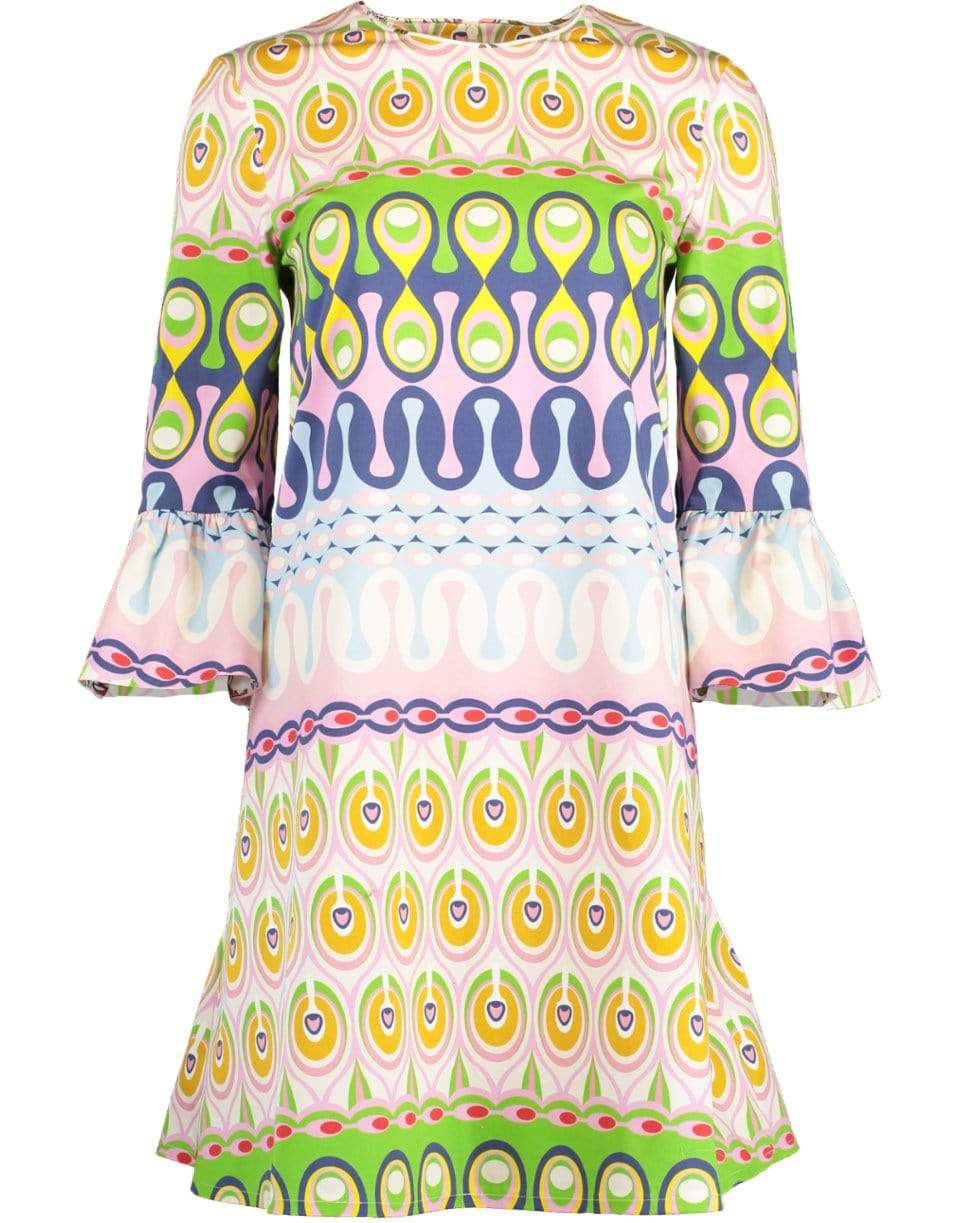 LA DOUBLEJ-Bell Sleeve Shift Dress-