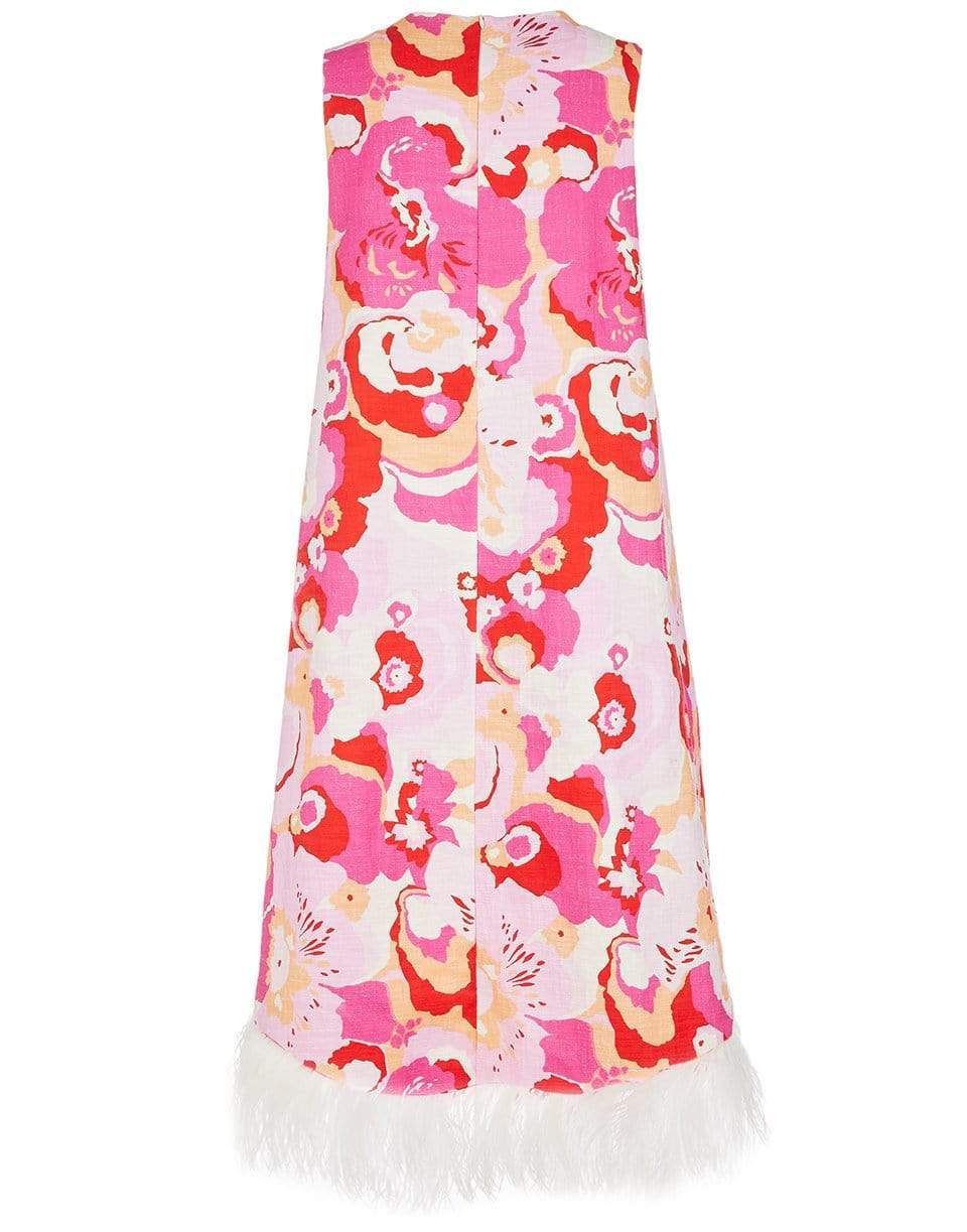 LA DOUBLEJ-Peonia Rosa Shot Cotton La Scala High Dress-