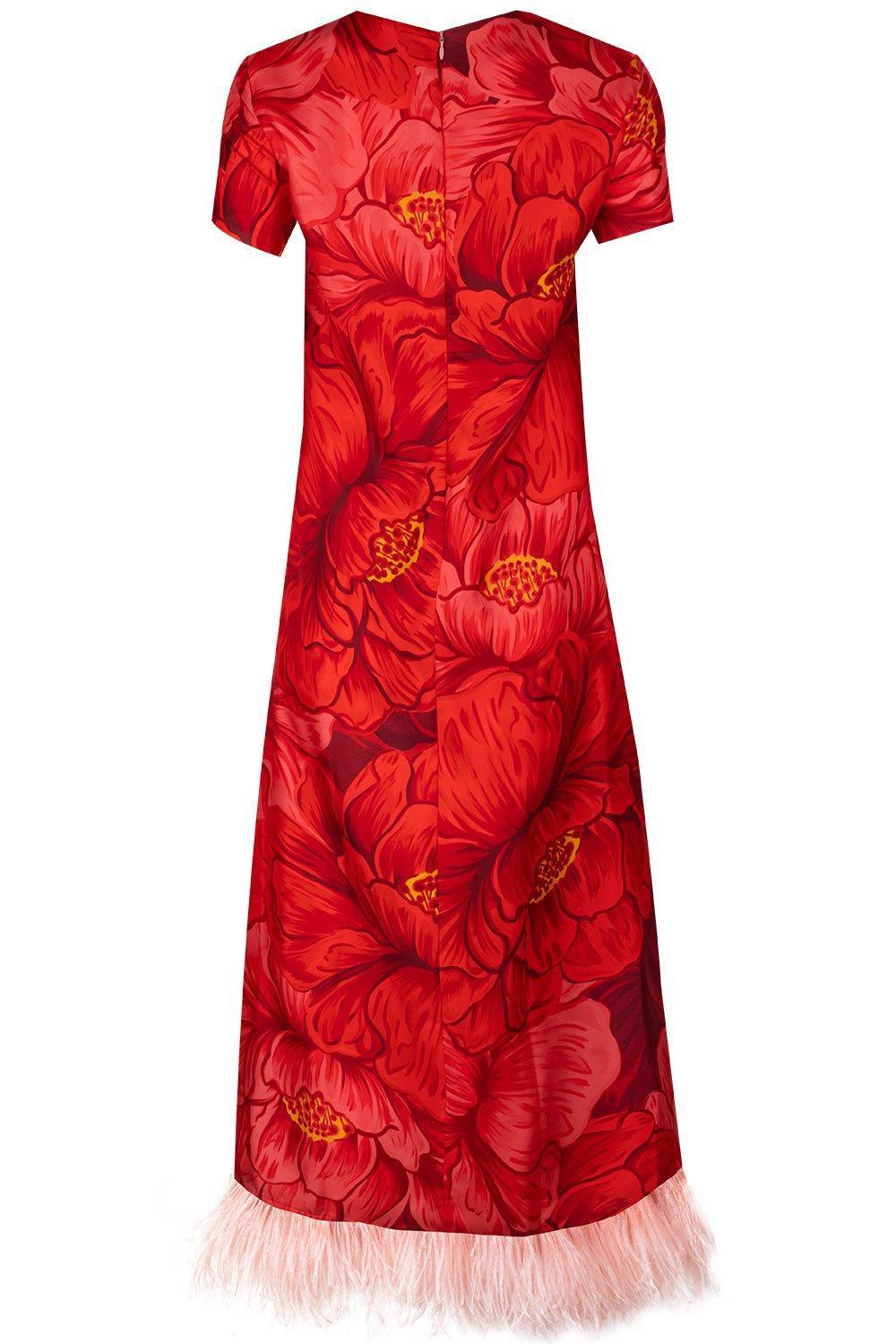 LA DOUBLEJ-Swing Dress - Ruby Red-