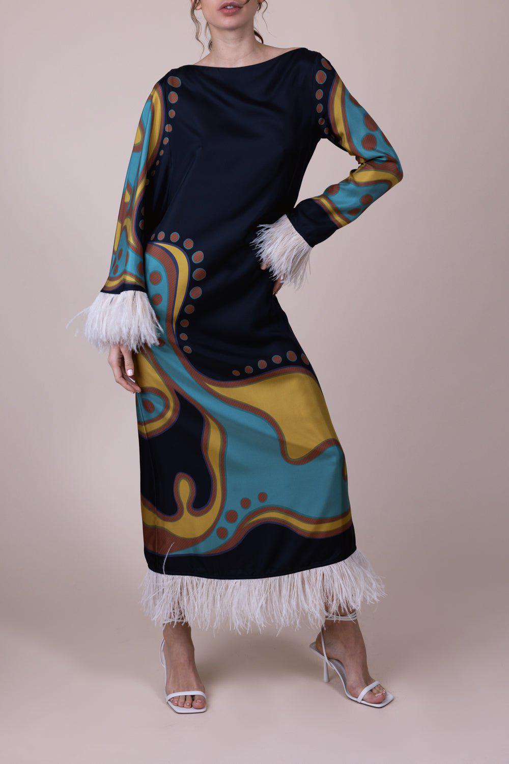 LA DOUBLEJ-Opera Column Dress-