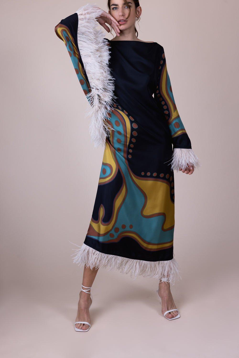 LA DOUBLEJ-Opera Column Dress-