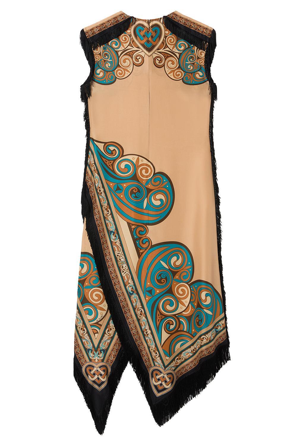Scarf Dress - Kells Placee-NOVELTY-38-CLOTHINGDRESSCOCKTAIL-LA DOUBLEJ
