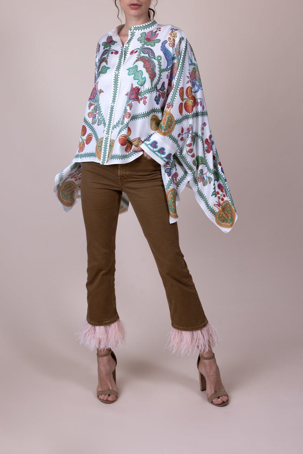 LA DOUBLEJ-Fancy Crop Jeans-