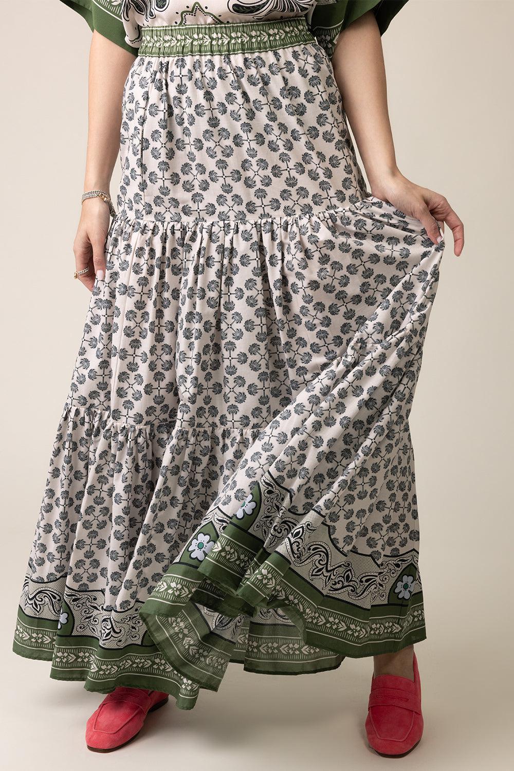 Big Skirt - Mirage Beige-MIRAGE-XS-CLOTHINGSKIRTMAXI-LA DOUBLEJ