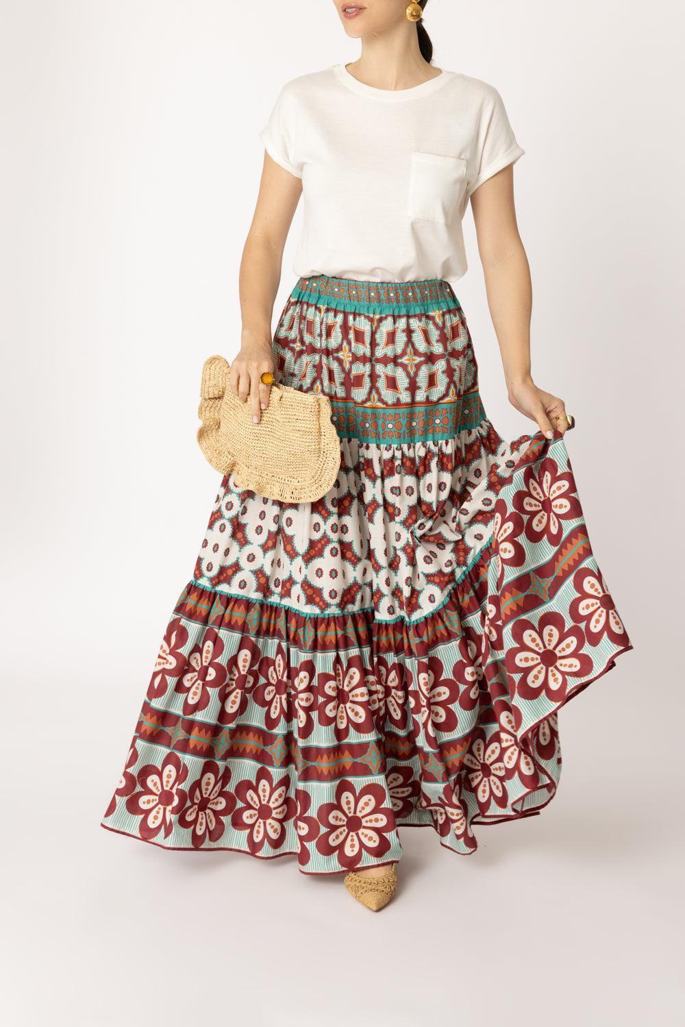 Big Skirt-PAGODAPL-XS-CLOTHINGSKIRTMIDI-LA DOUBLEJ