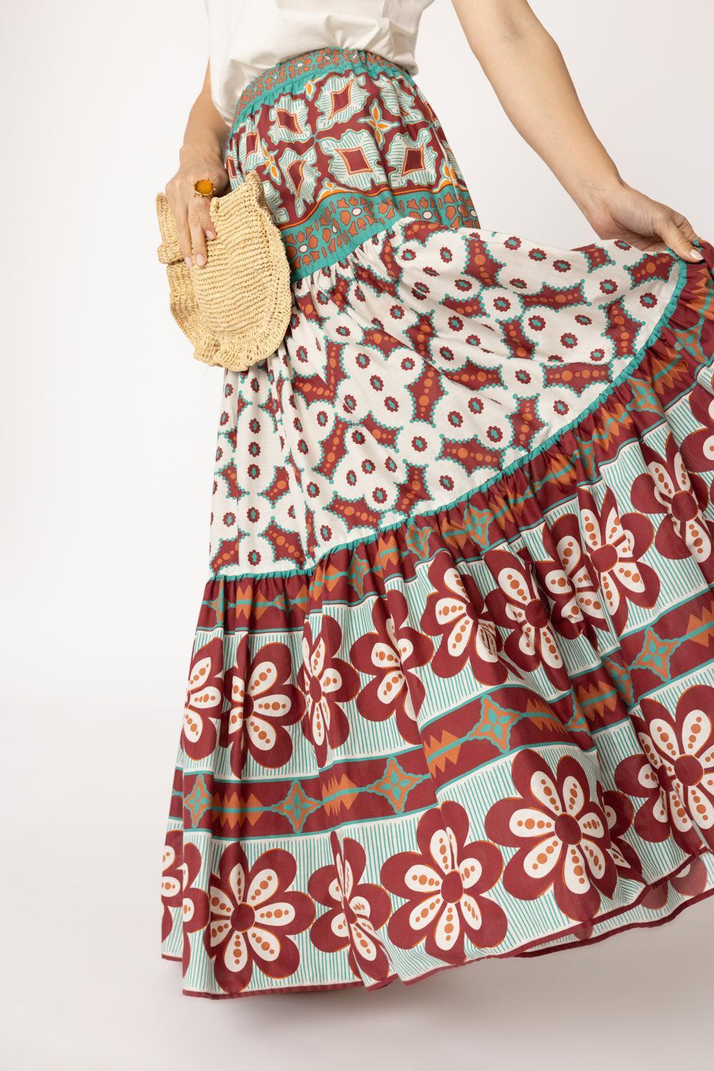 Big Skirt-PAGODAPL-XS-CLOTHINGSKIRTMIDI-LA DOUBLEJ