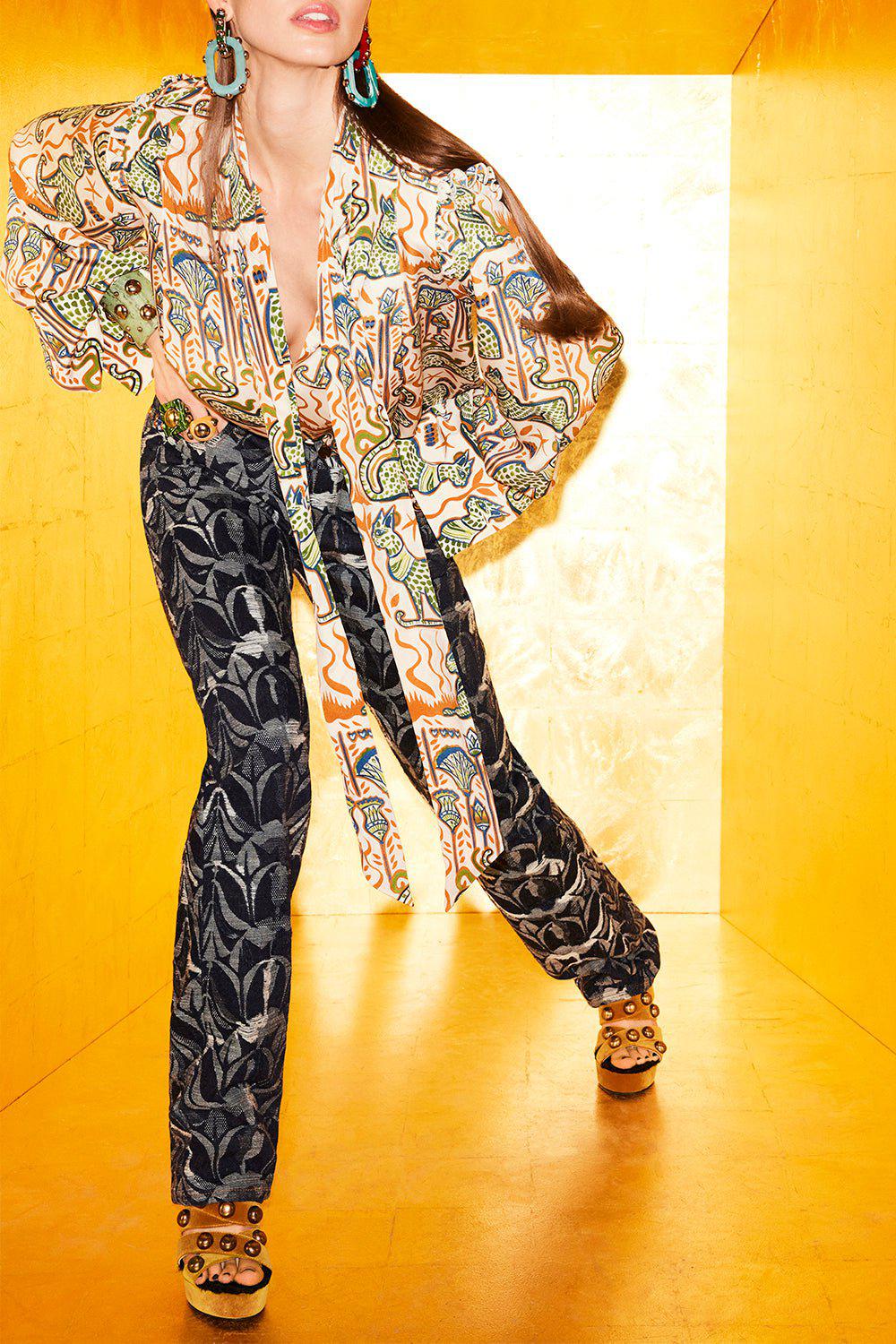 LA DOUBLEJ-Ascot Shirt-