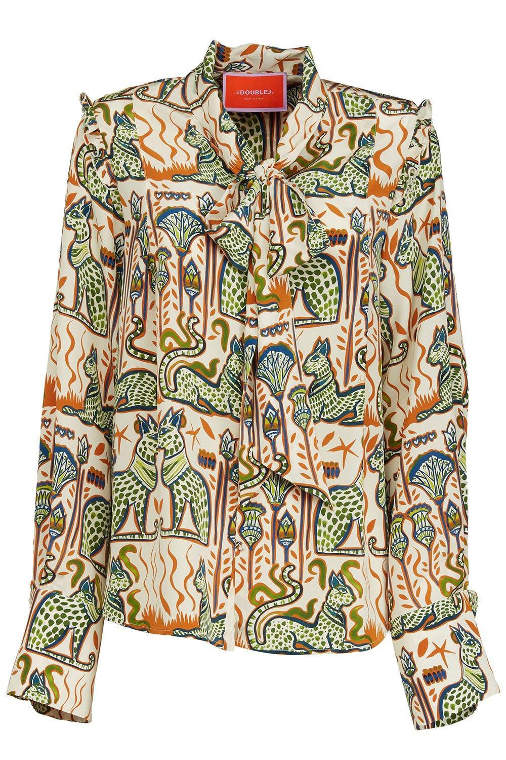 LA DOUBLEJ-Ascot Shirt-