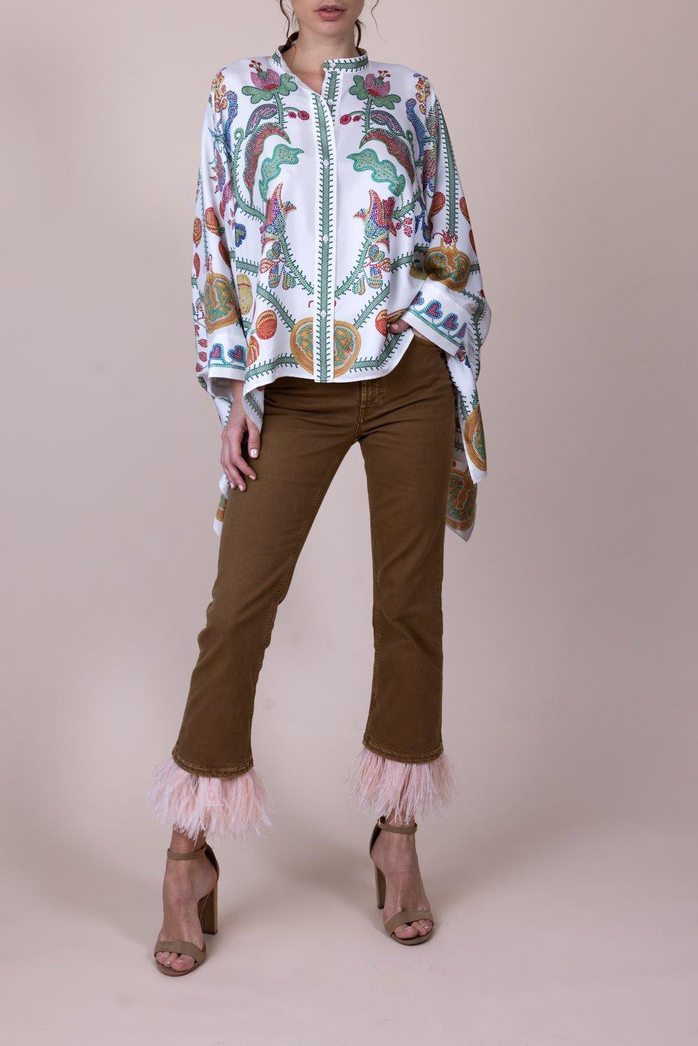 LA DOUBLEJ-Foulard Shirt - Grenadilla-