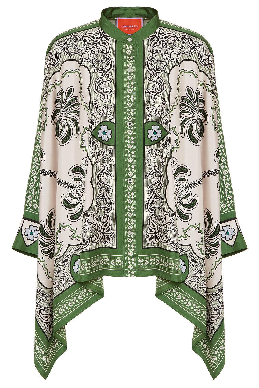 Foulard Shirt - Mirage Beige-MIRAGE-XS-CLOTHINGTOPBLOUSE-LA DOUBLEJ