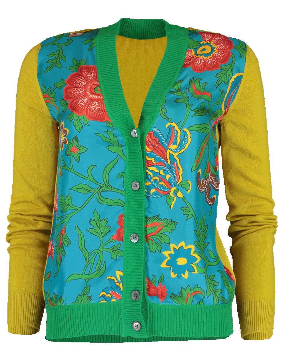 LA DOUBLEJ-Silk Front Gemini Cardigan-