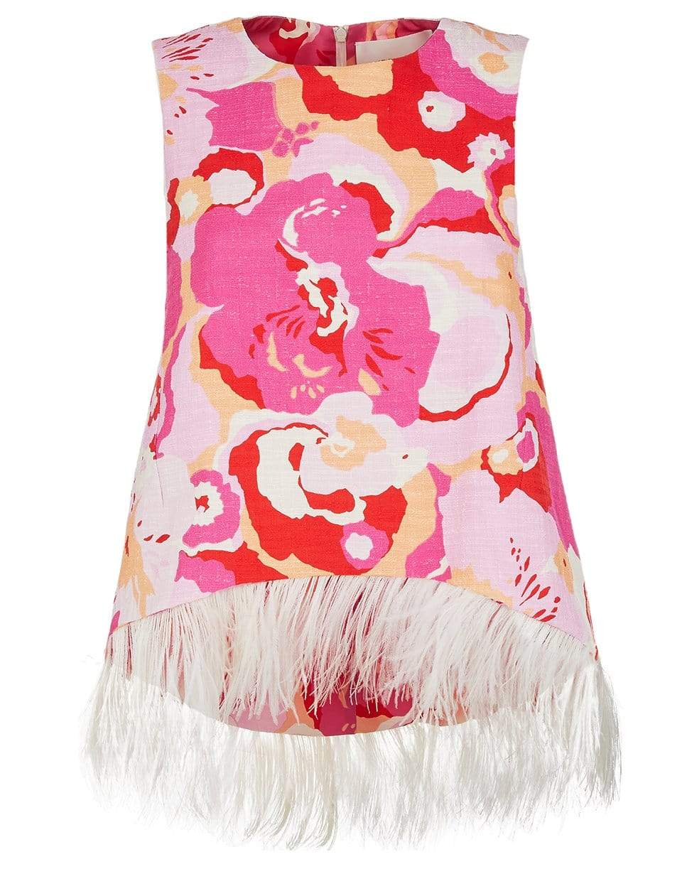 LA DOUBLEJ-Peonia Rosa Shot Cotton La Scala Top-