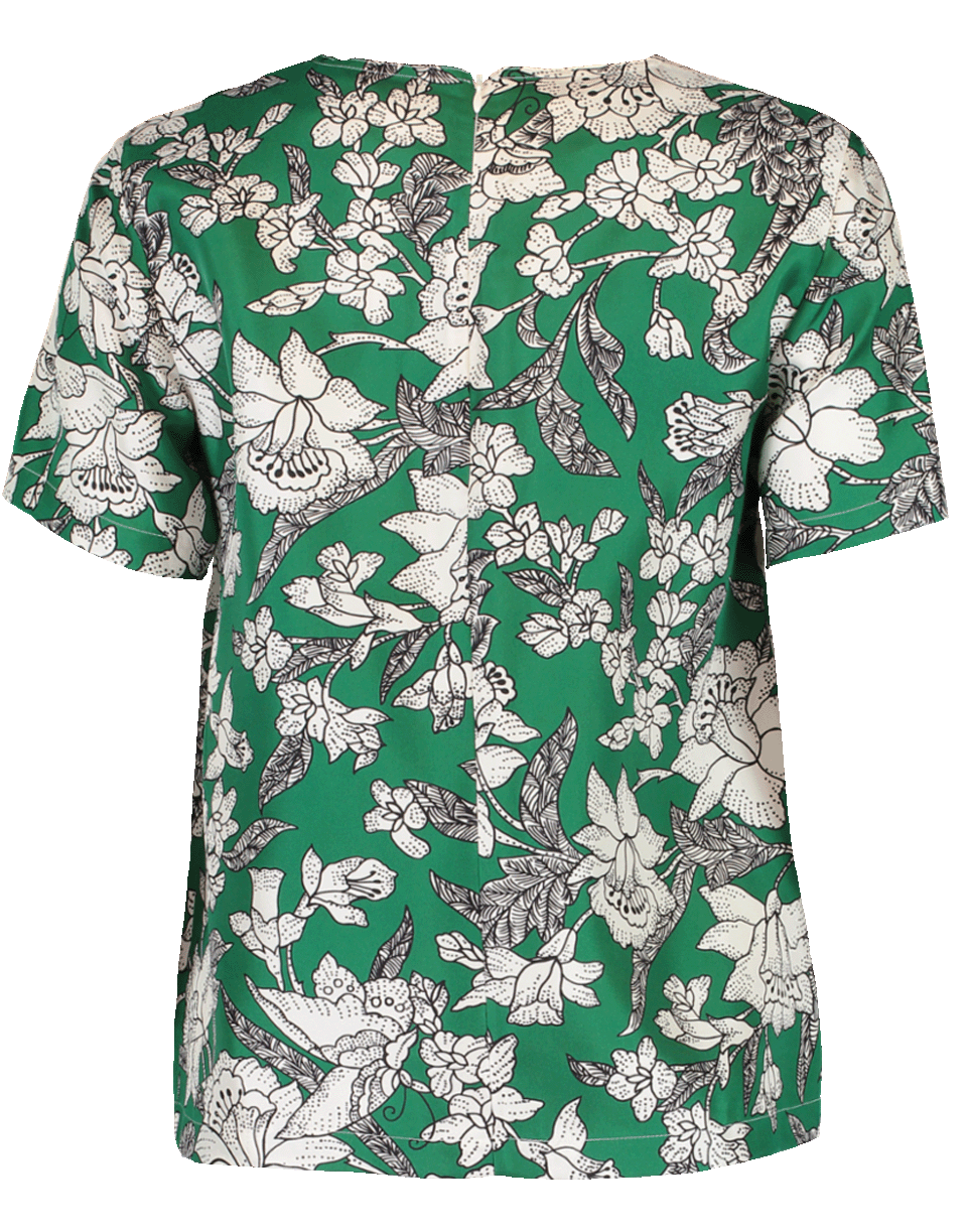 LA DOUBLEJ-Boxy Silk Jazzy Blouse-
